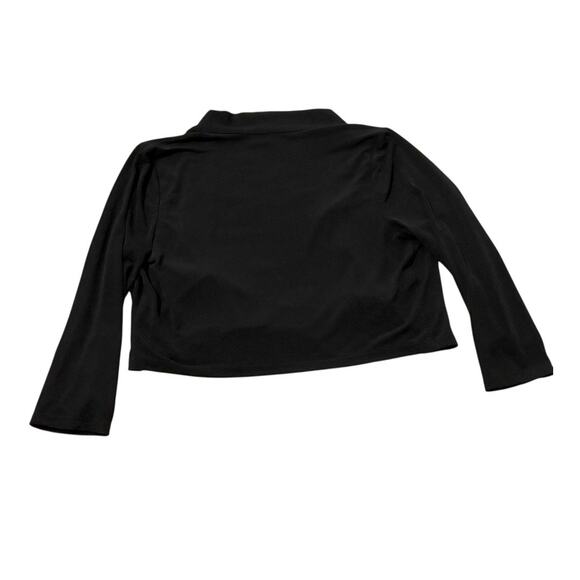 Calvin Klein Classic 3/4 Sleeve Shrug - Black Cardigan- Cropped - Picture 2 of 11